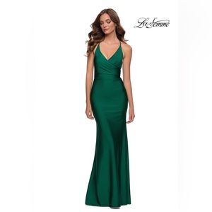 La femme 29848 emerald prom dress